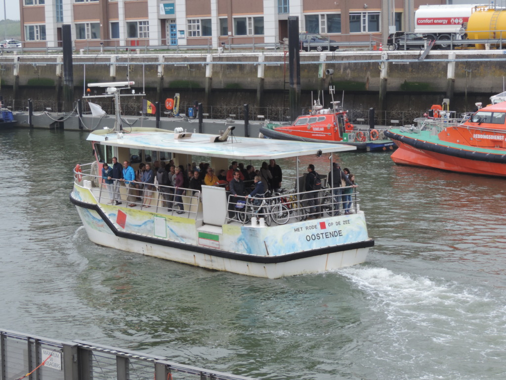 Oostende: Het rode vierkant op zee in 2018