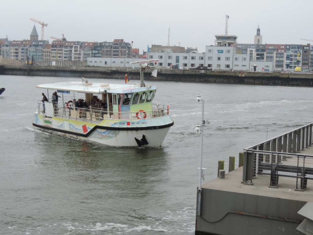 Oostende: Het rode vierkant op zee in 2018