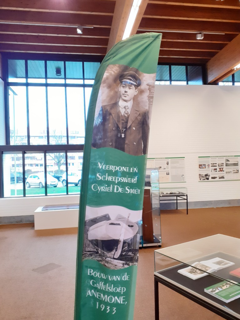Beeld v d tentoonstelling te Deinze 2021